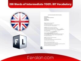 دانلود کتاب 200 Words of Intermediate TOEFL iBT Vocabulary