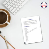 کتاب Preposition List