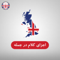 اجزای کلام در جمله به انگلیسی