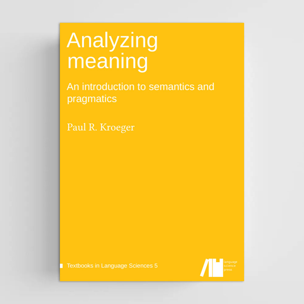 کتاب Analyzing Meaning An introduction to semantics and pragmatics