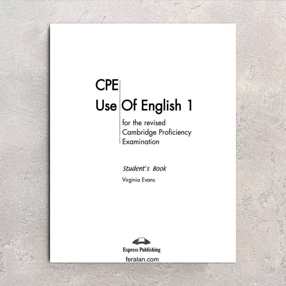 کتاب CPE Use of English 1 Students Book