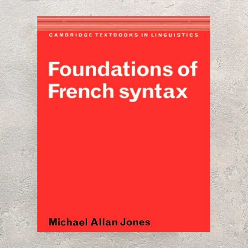 کتاب Foundations of French Syntax