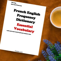 کتاب French English Frequency Dictionary Essential Vocabulary