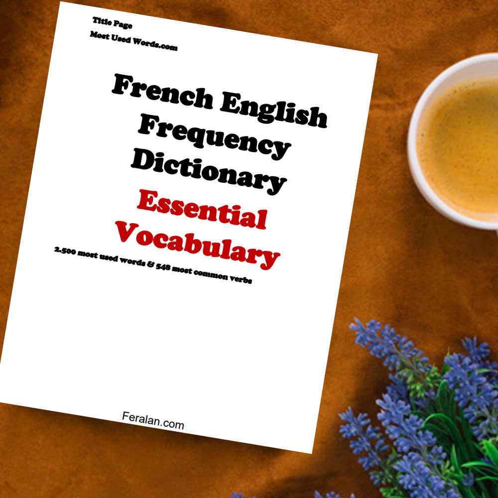 کتاب French English Frequency Dictionary Essential Vocabulary