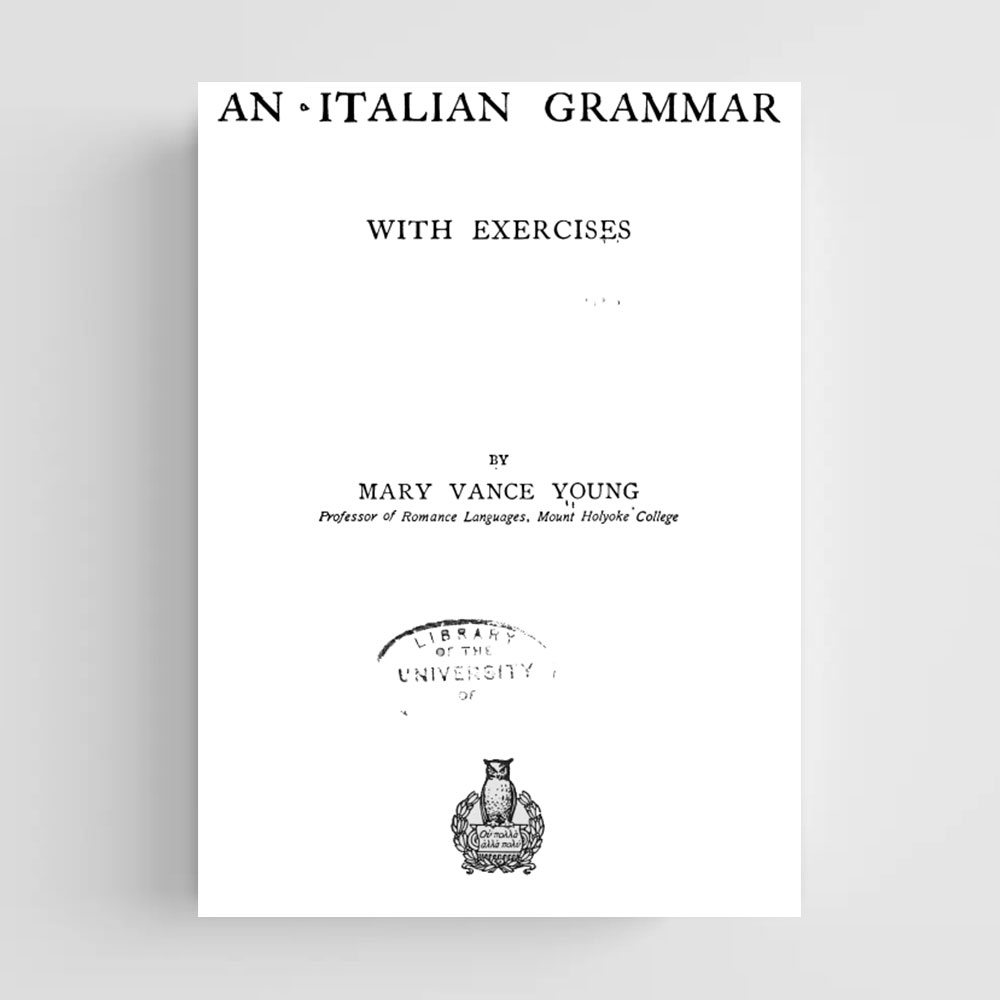 کتاب An Italian Grammar With Exercises