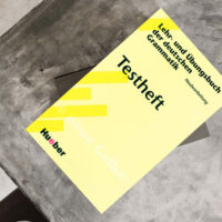 کتاب Lehr und Übungsbuch der deutschen Grammatik Neubearbeitung Testheft