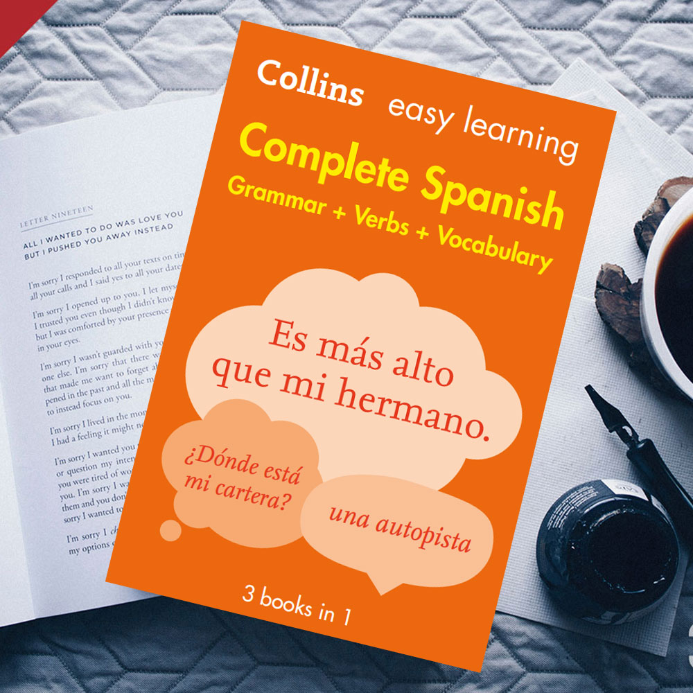 کتاب Easy Learning Complete Spanish Grammar Verbs and Vocabulary