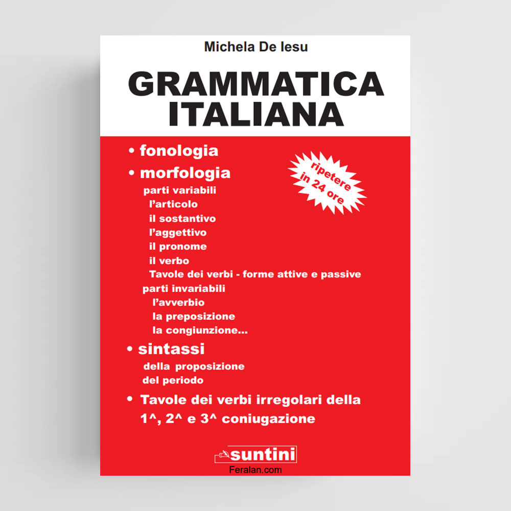 کتاب Michela De lesu Grammatica italiana