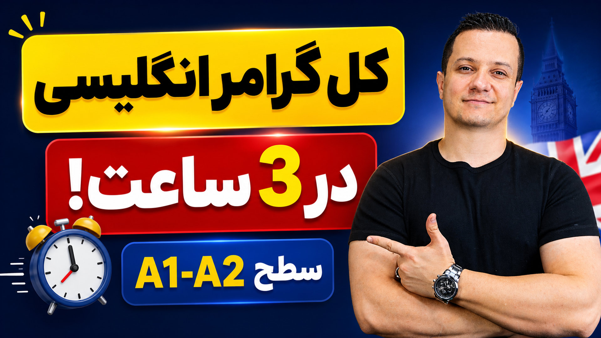 آموزش کامل گرامر زبان انگلیسی سطح مبتدی