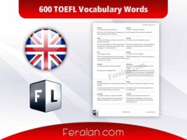 دانلود رایگان کتاب 600 TOEFL Vocabulary Words