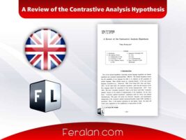 دانلود رایگان کتاب A Review of the Contrastive Analysis Hypothesis