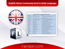 دانلود رایگان کتاب English Idioms Commonly Used In Daily Language
