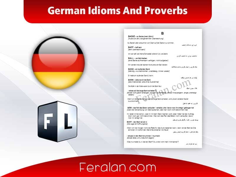 German Idioms And Proverbs