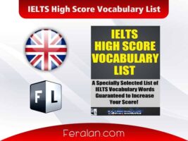 دانلود رایگان کتاب IELTS High Score Vocabulary List