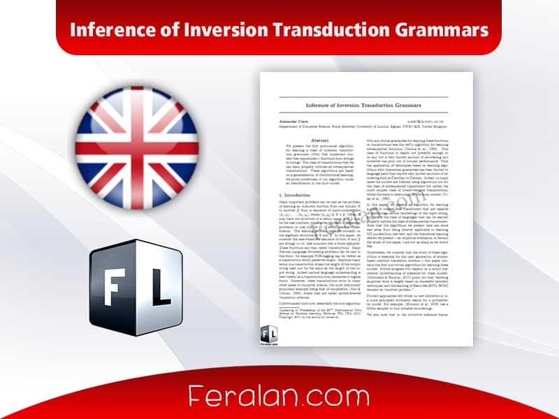Inference of Inversion Transduction Grammars