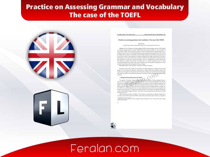 Practice on Assessing Grammar and Vocabulary