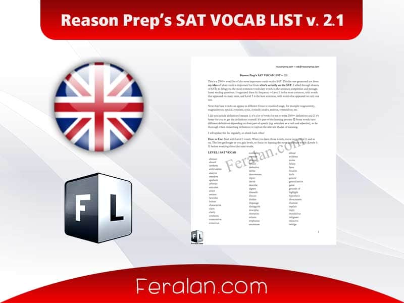 Reason Prep’s SAT VOCAB LIST v. 2.1