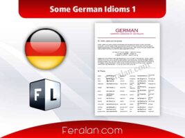 دانلود کتاب Some German Idioms 1 | مجموعه‌ای از اصطلاحات پرکاربرد زبان آلمانی (PDF)
