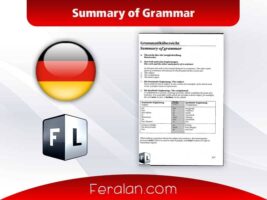 دانلود رایگان کتاب Summary of grammar